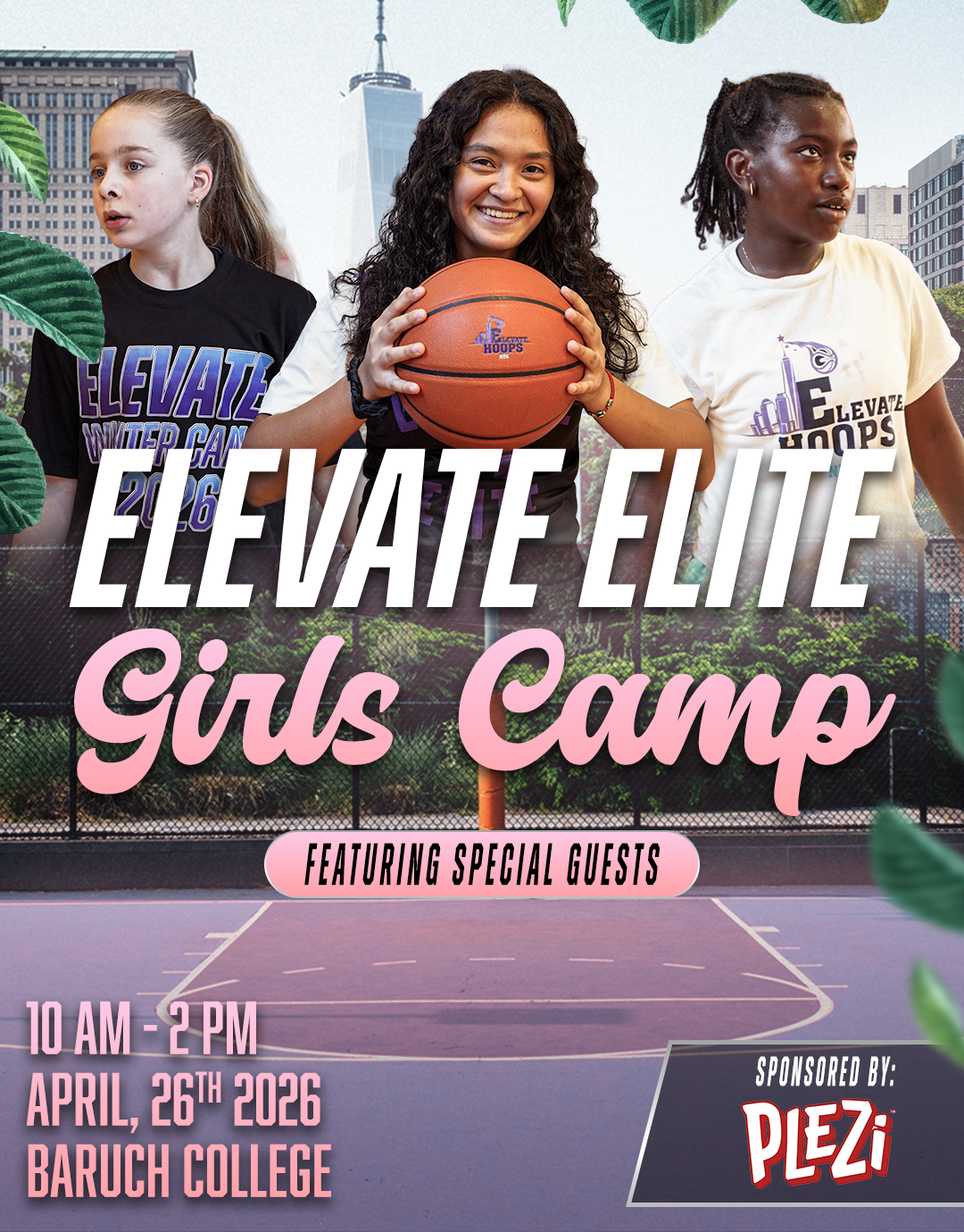 Elevate Elite Girls Camp Poster