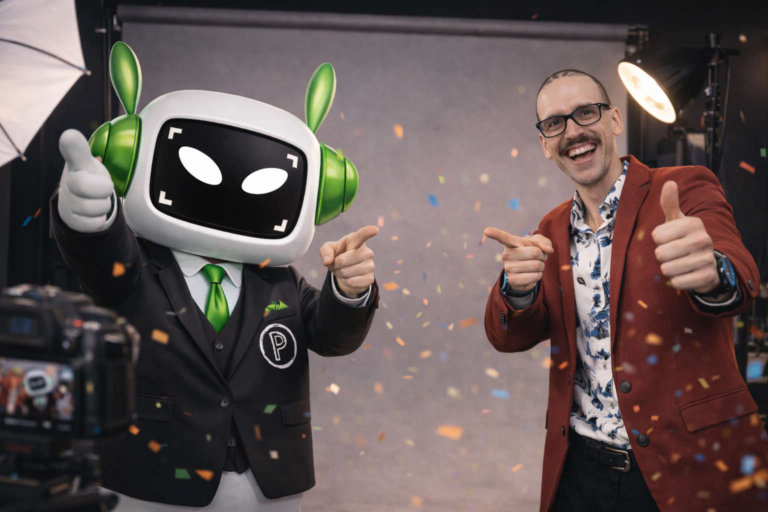 Alex and PIVAT Mascot