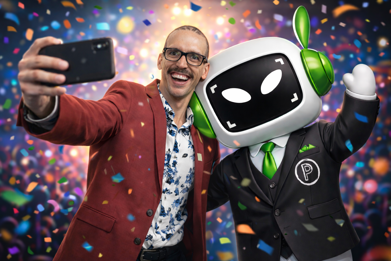Alex and PIVAT Mascot Background