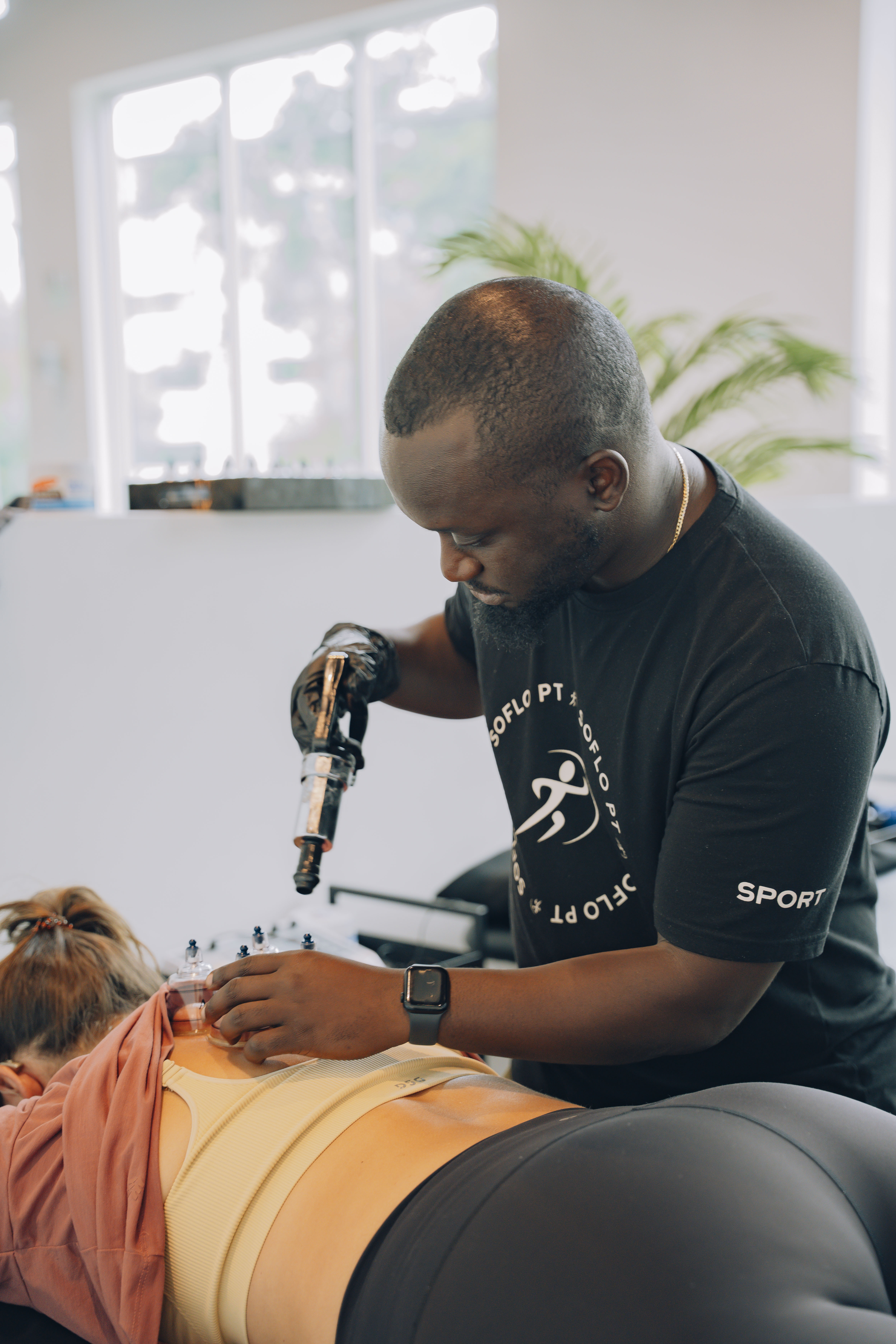 Dr. Jacob Mungai physical therapy treatment session 1