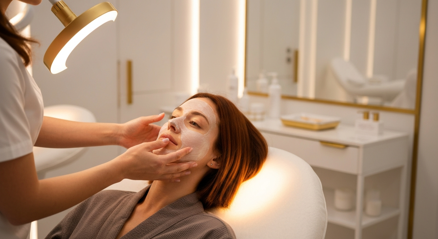 Luxurious facial treatment
