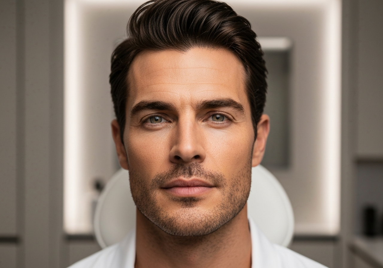 Men's Eye Rejuvenation Under Eye Dark Circle Treatments and Tear Trough Fillers for Men London