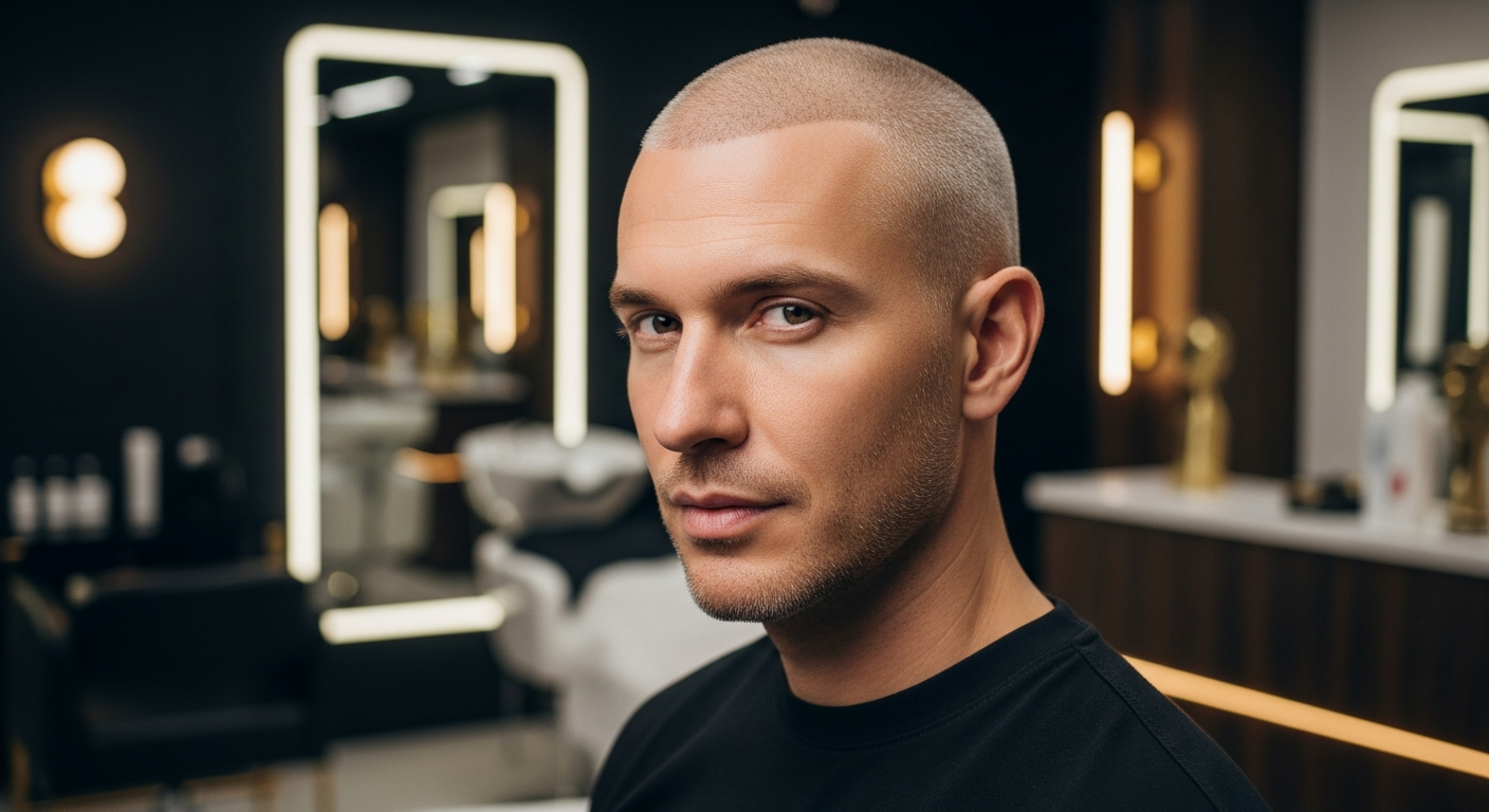 Shaved Head Scalp Micropigmentation