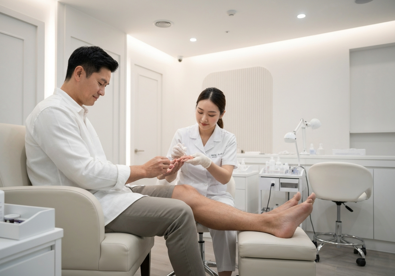 Men's Manicure and Pedicure in Knightsbridge