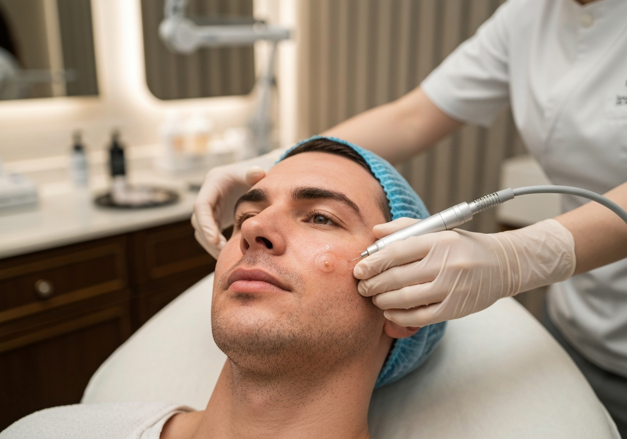 Acne Scar Removal for Men Acne Scar Treatment and Microneedling for Men in South Kensington