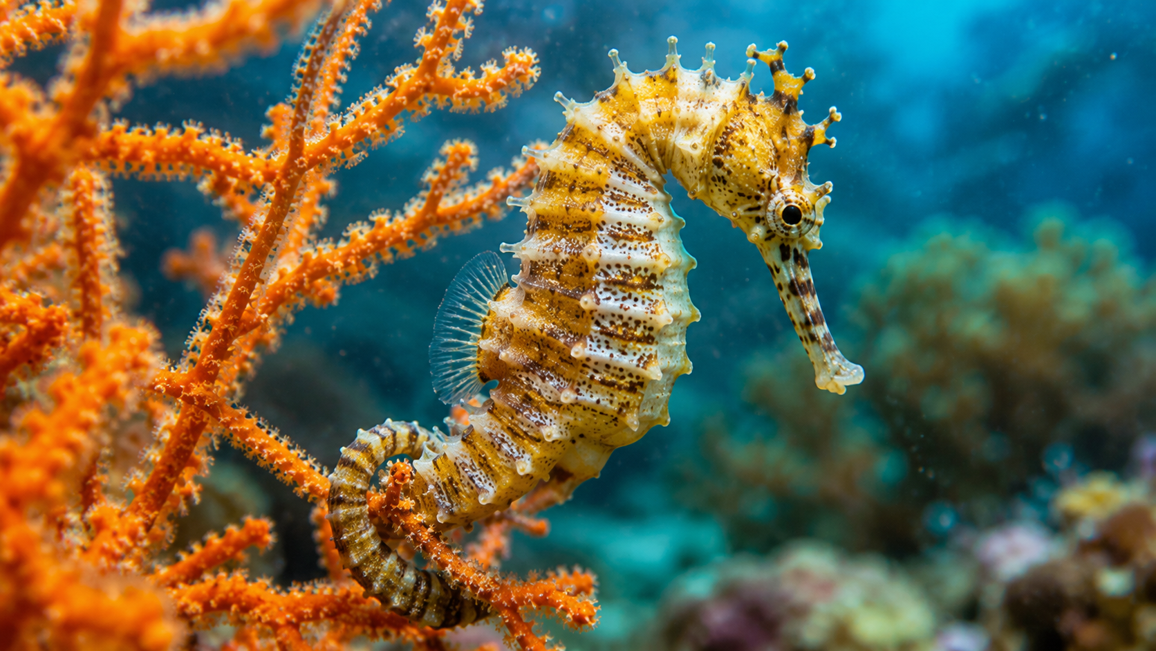 Lined seahorse