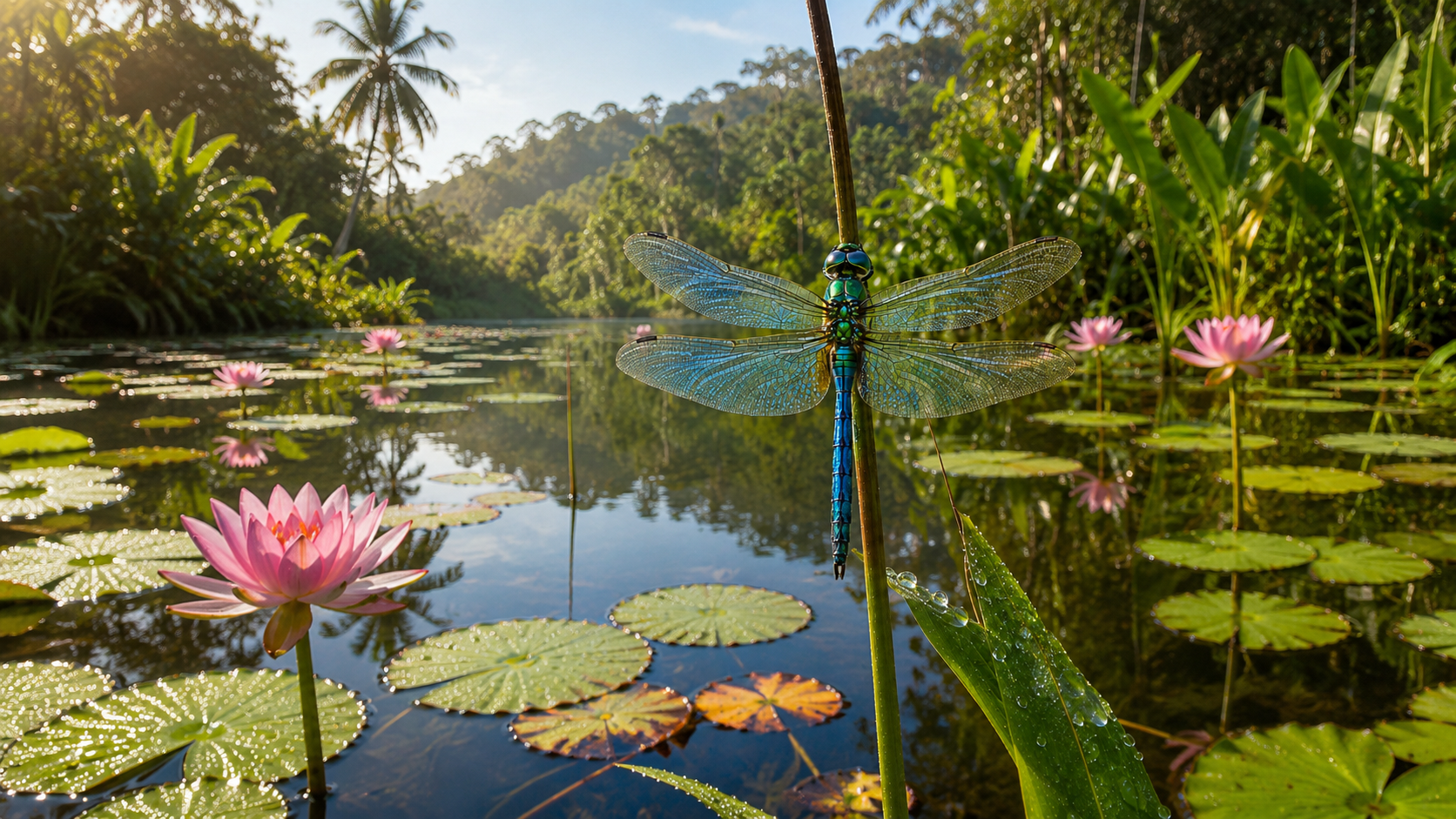 Tropical Dragonfly