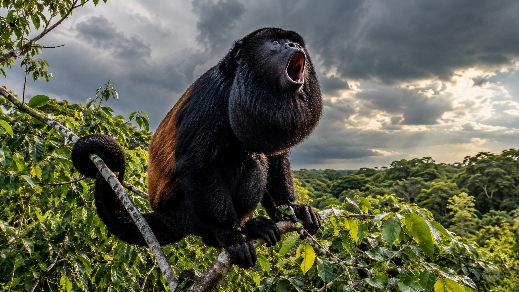 Mantled Howler Monkey