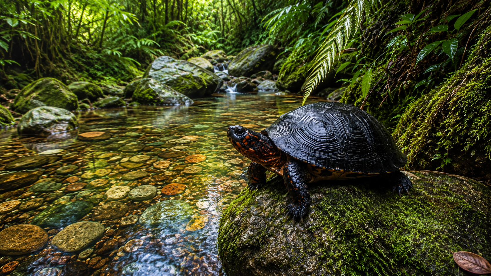 Black Wood Turtle