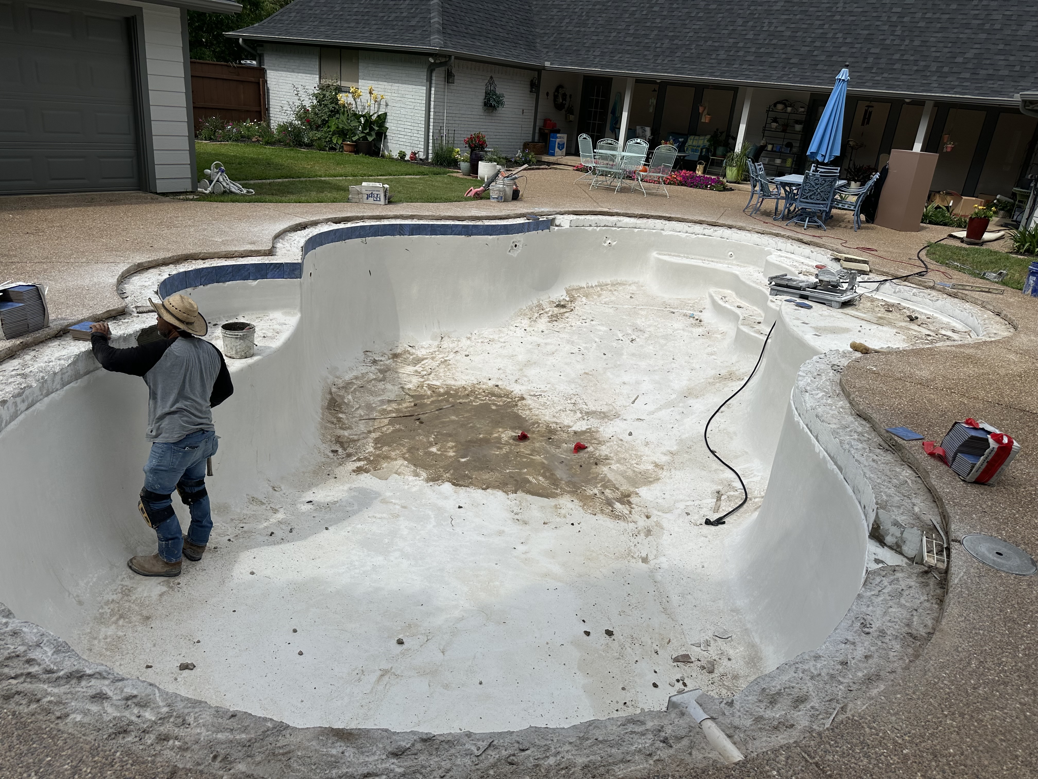 Pool renovation process 2