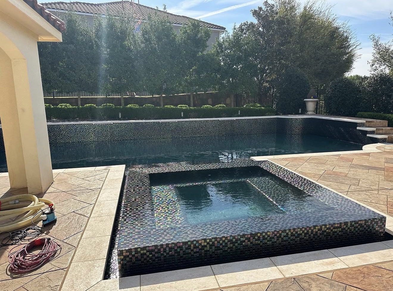 Iridescent Tile Spa