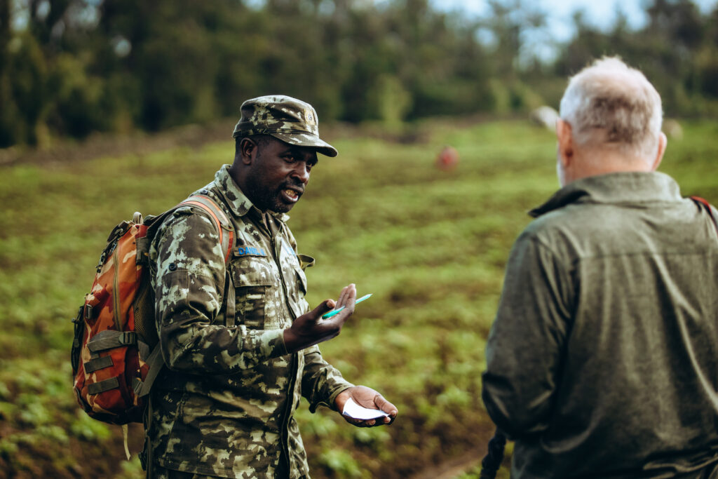Ranger leading nature experience