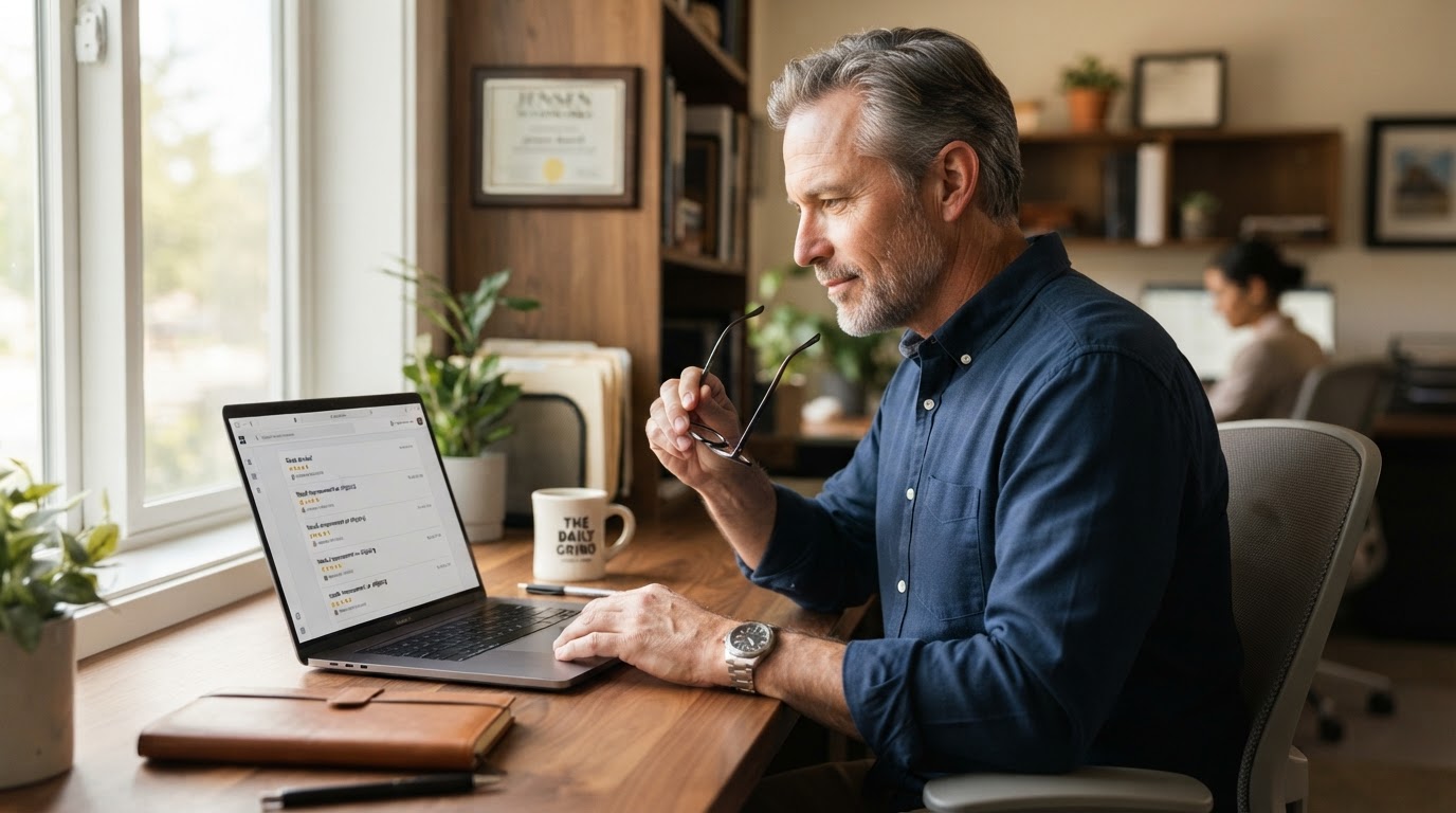 Business owner managing and responding to customer reviews