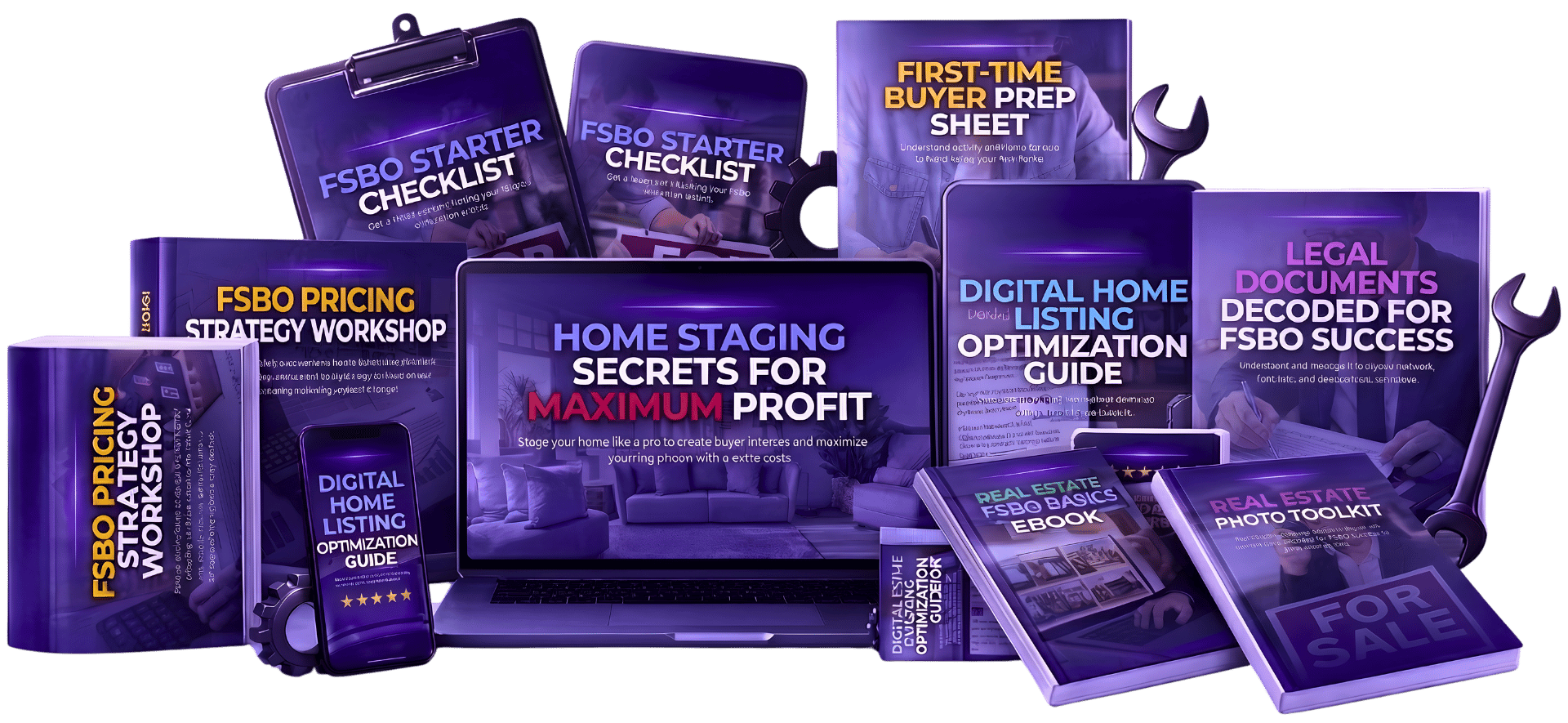 Collection of free real estate guides and checklists