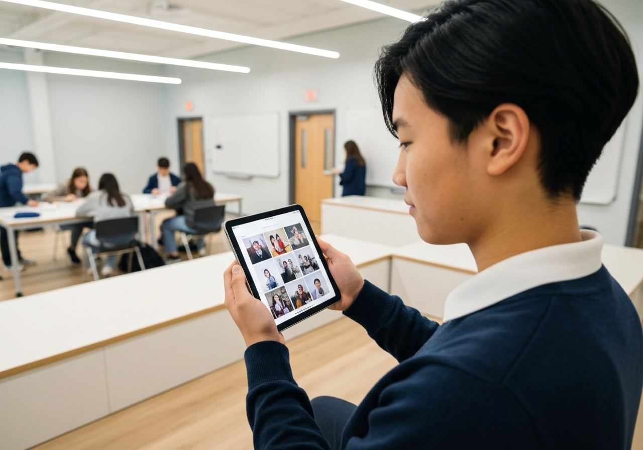 Real Yearbook UI Mockup
