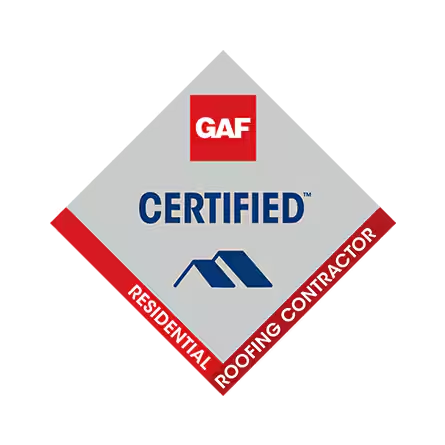 GAF Certified Residential Roofing Contractor badge