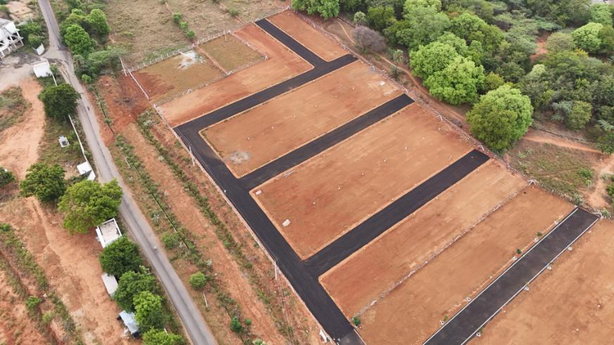Aerial view of plots 3