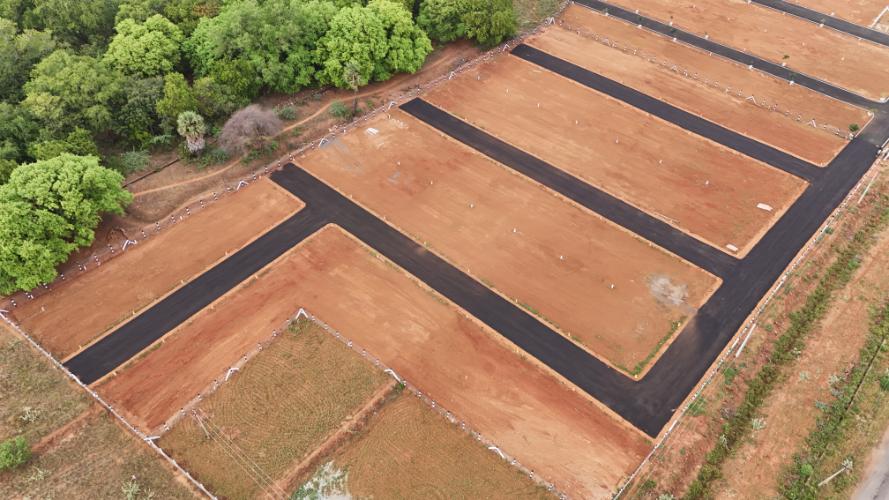 Aerial view of plots 2