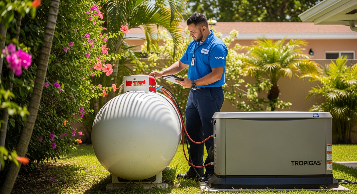 Tropigas Technician Installation