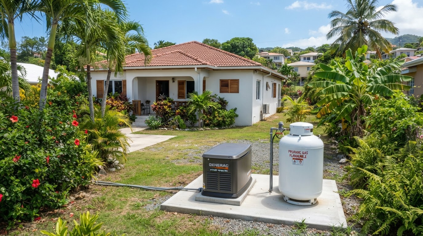 Propane Generator Installation in Bayamón – Backup Power, PR