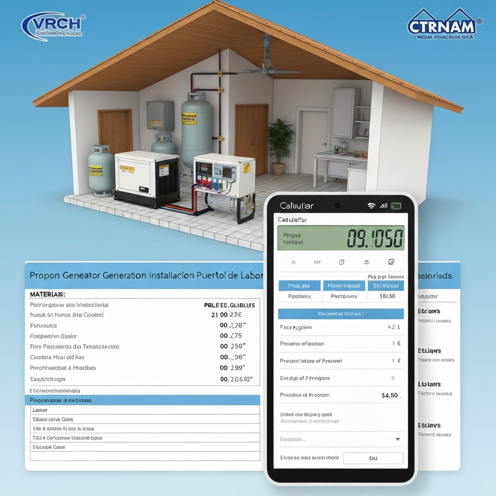 Costo de Instalación de Generador a Propano