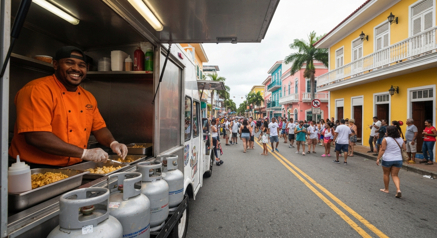 Food Truck Propane in Puerto Rico | Tropigas