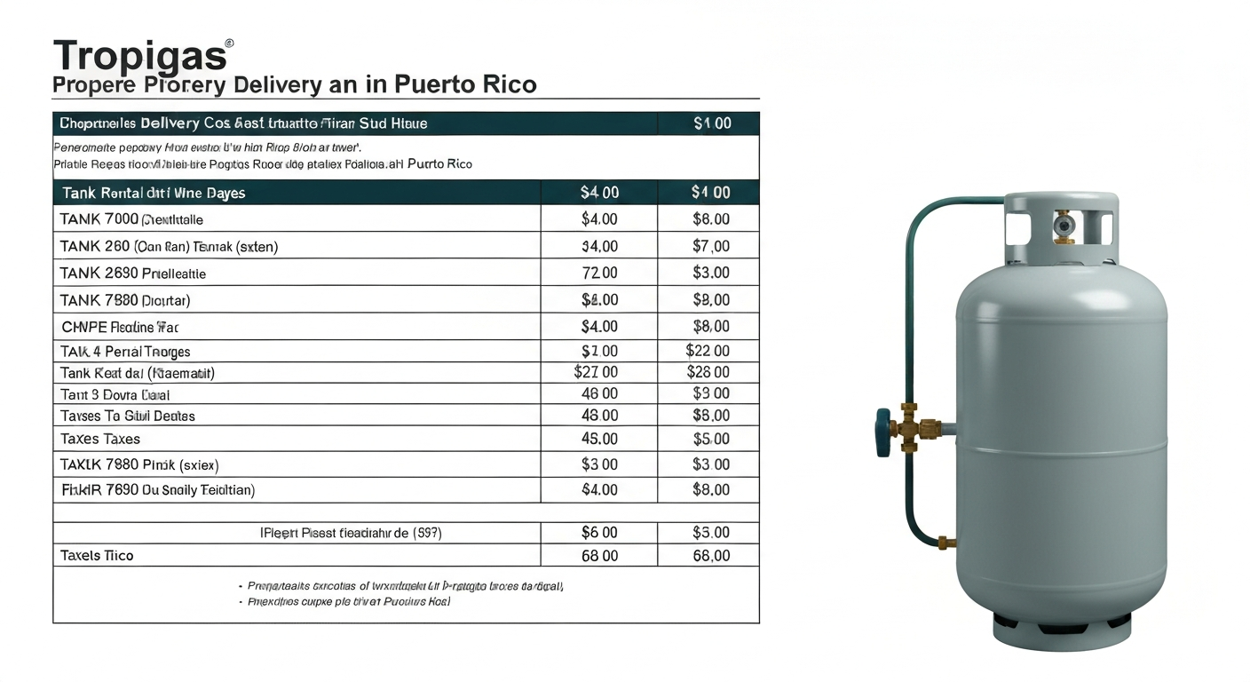 Propane Delivery Cost Puerto Rico