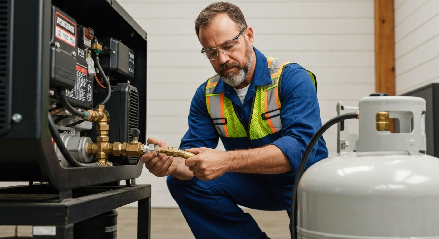 Install a Propane Line for Your Generator
