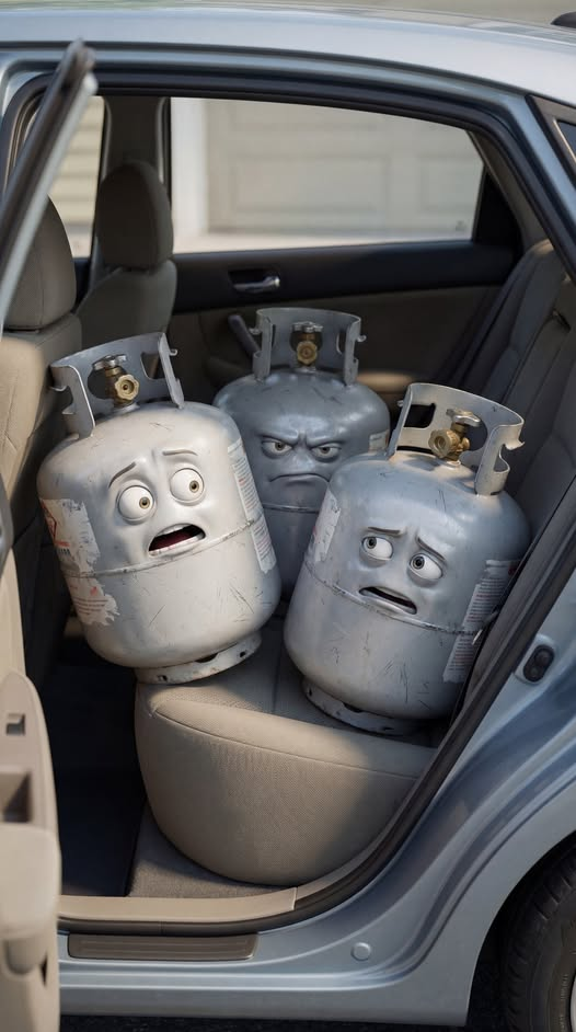 Por qué nunca debes transportar tanques de gas propano en los asientos de tu carro