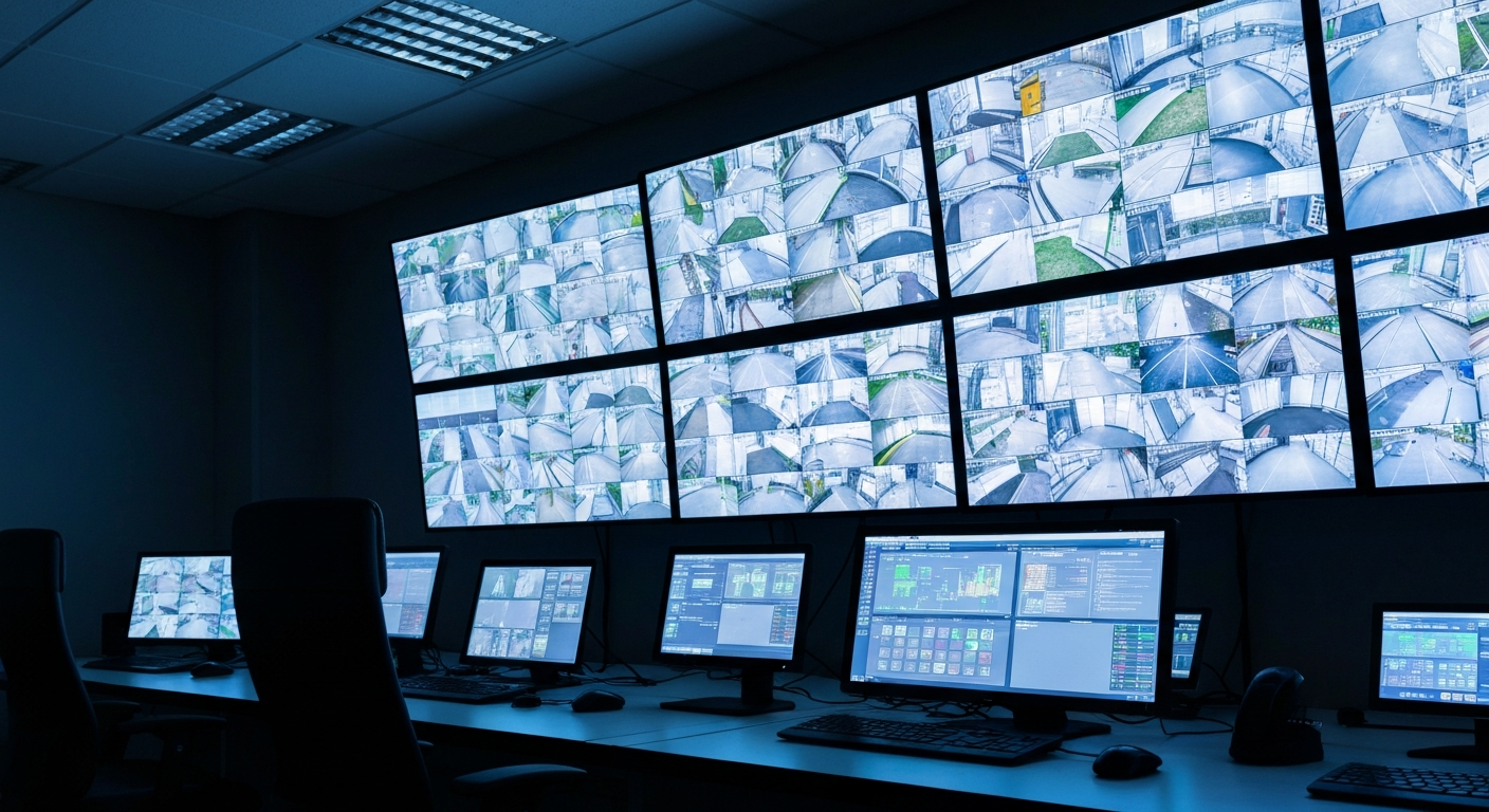 High-tech dashboard showing reliable monitoring data