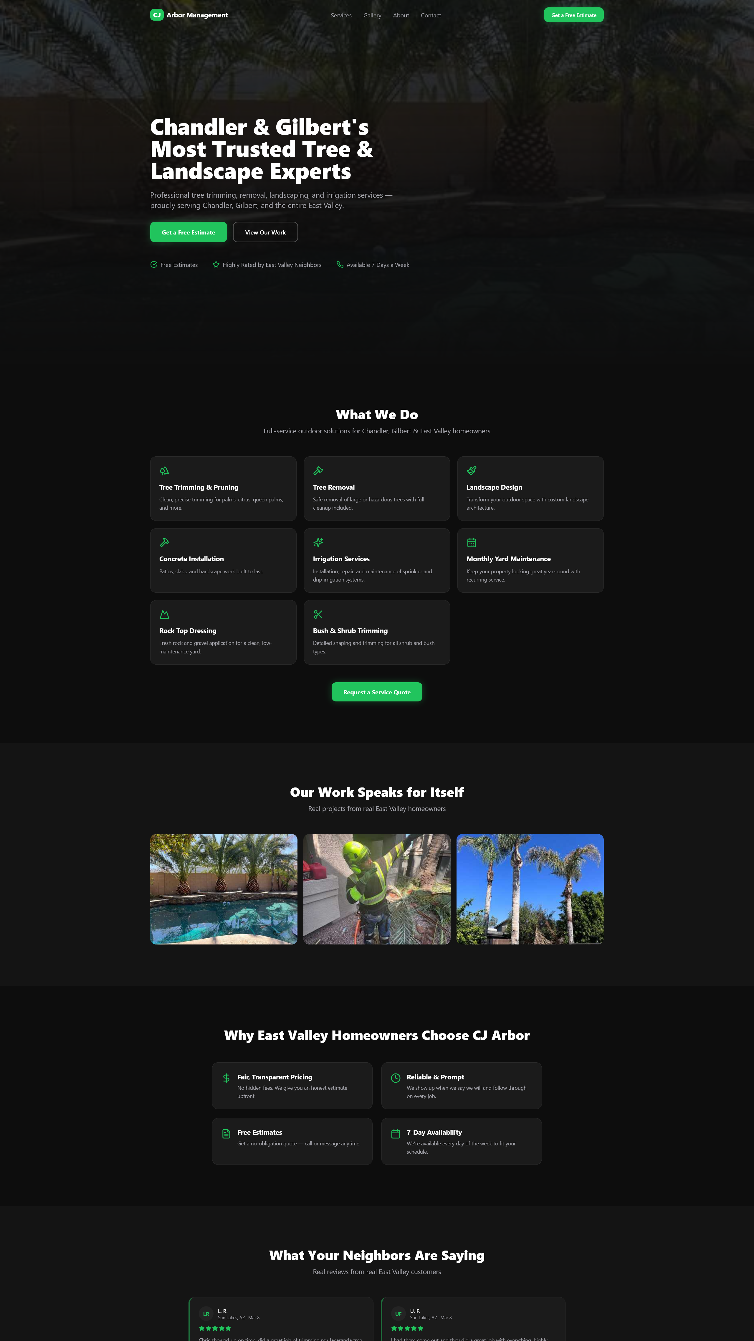 CJ Arbor Management