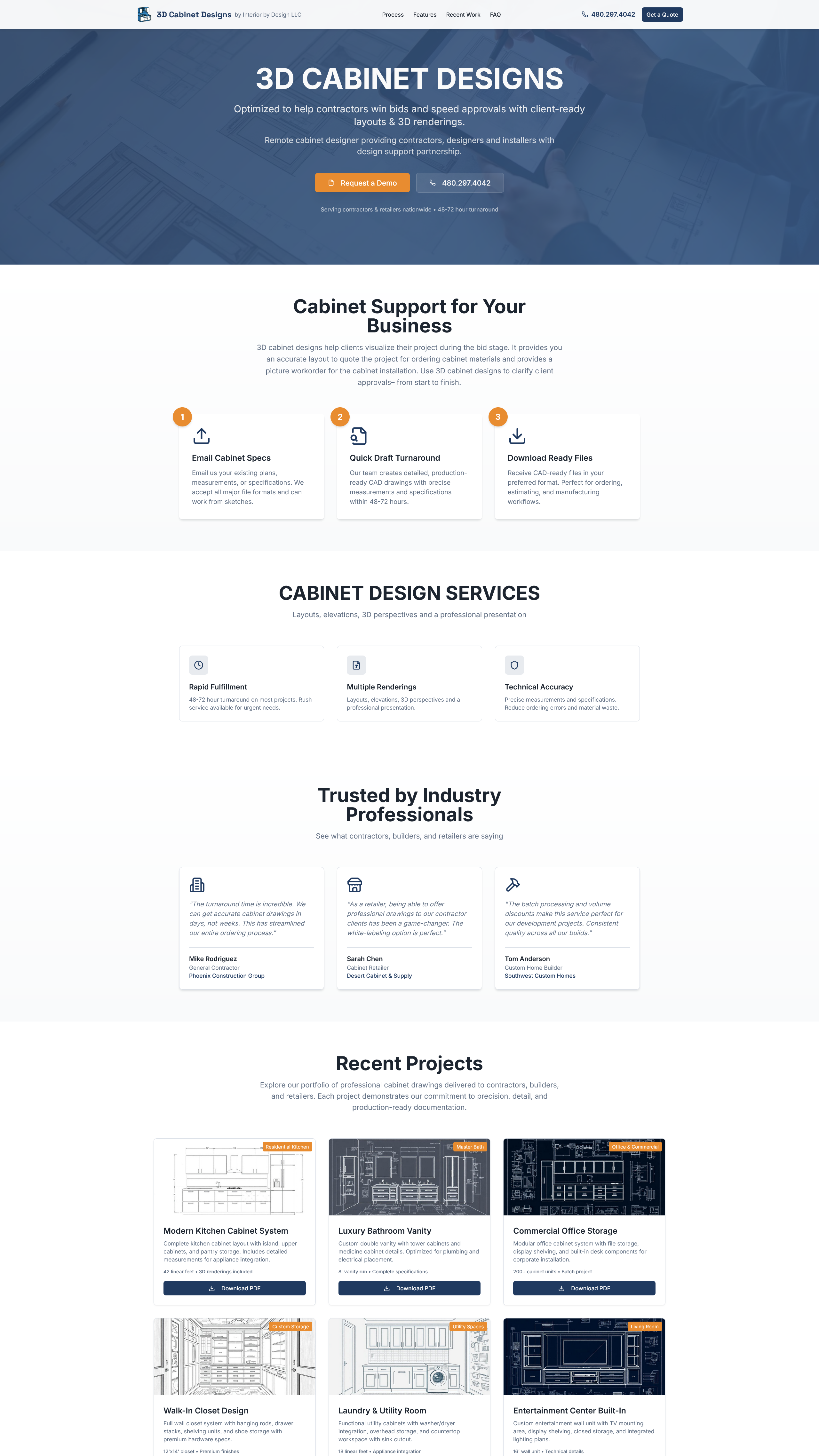 3D Cabinet Designs