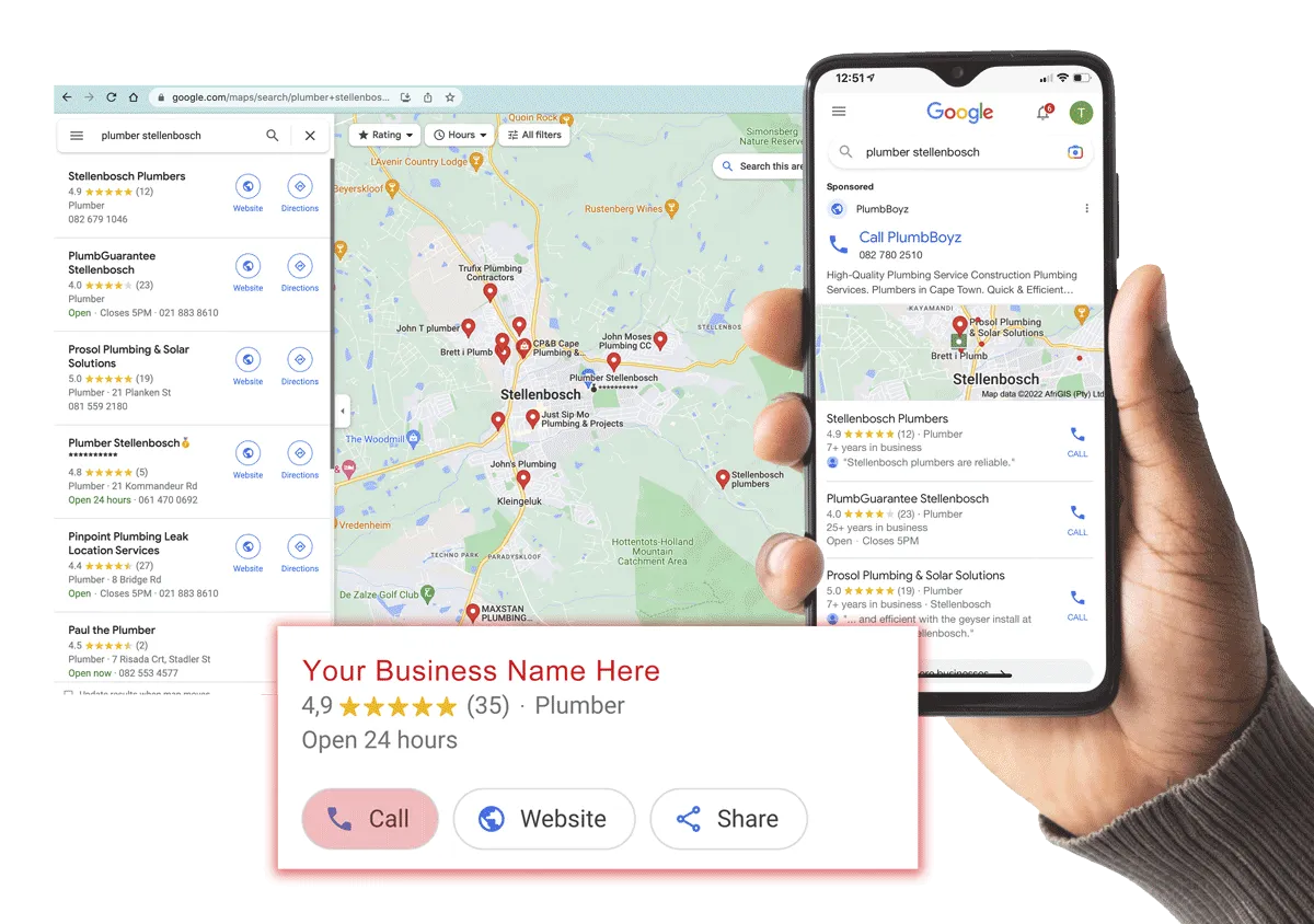 Google Business Profile & CRM Dashboard