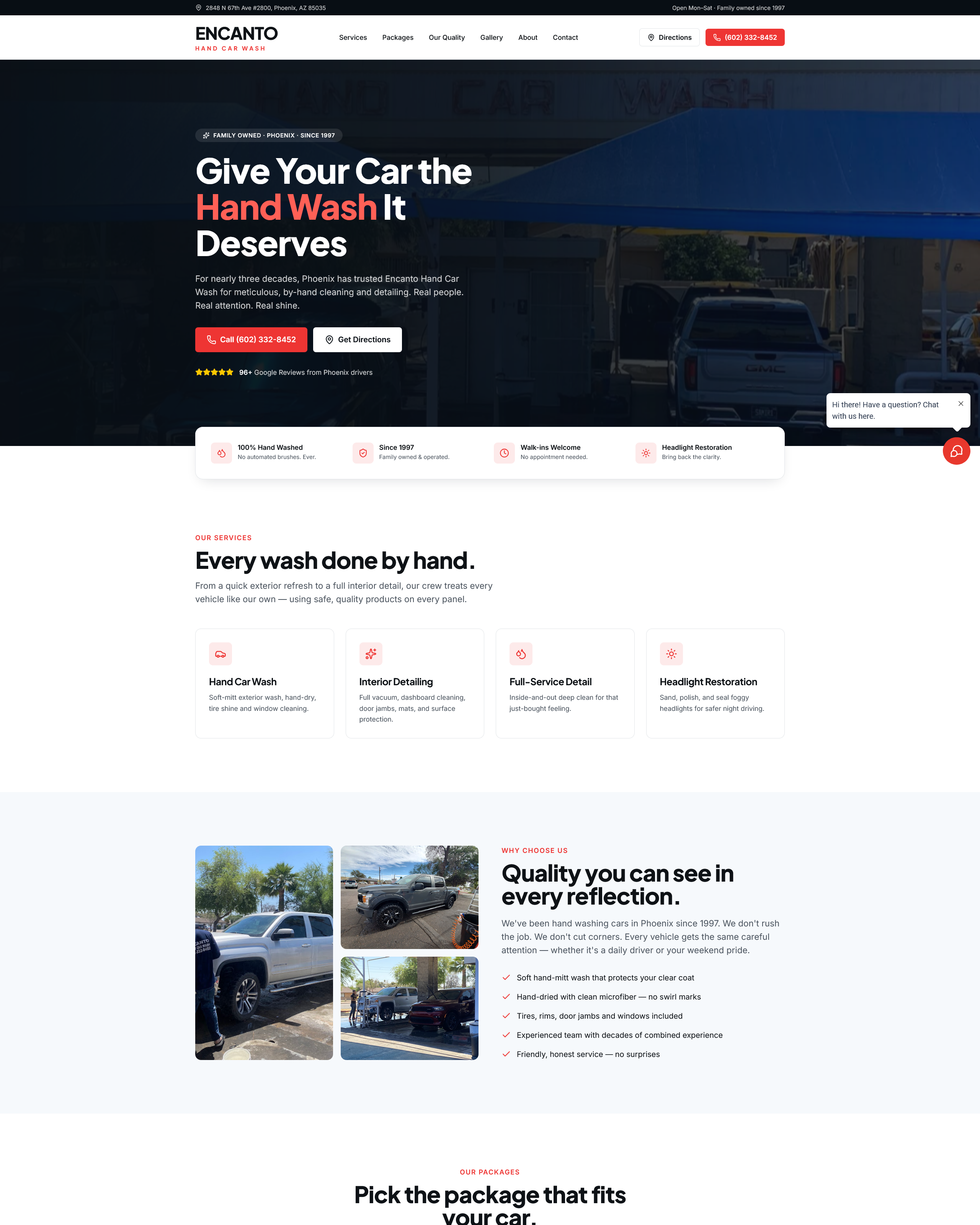 Encanto Hand Car Wash