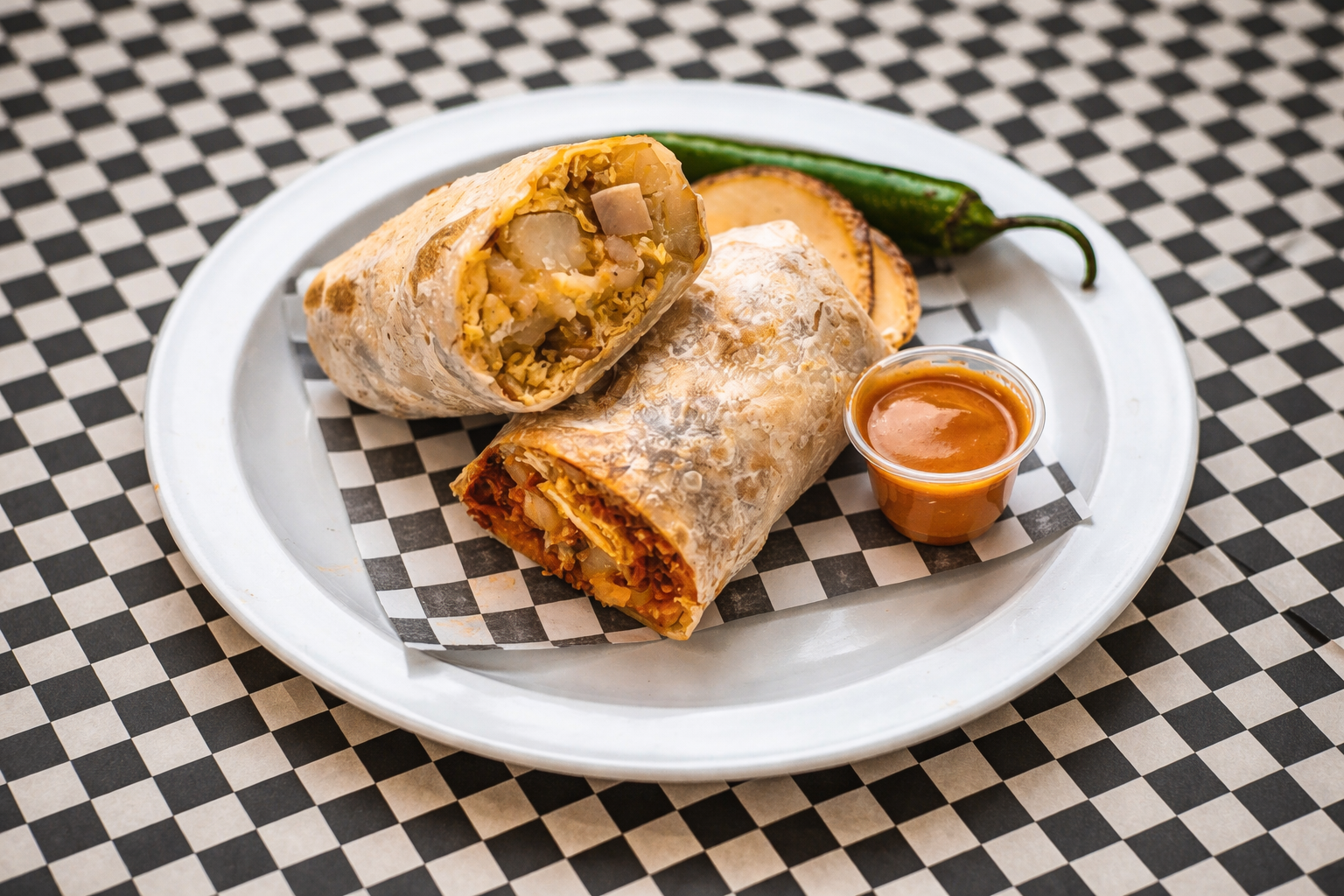 Stuffed Breakfast Burrito