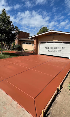 Terracotta Colored Concrete