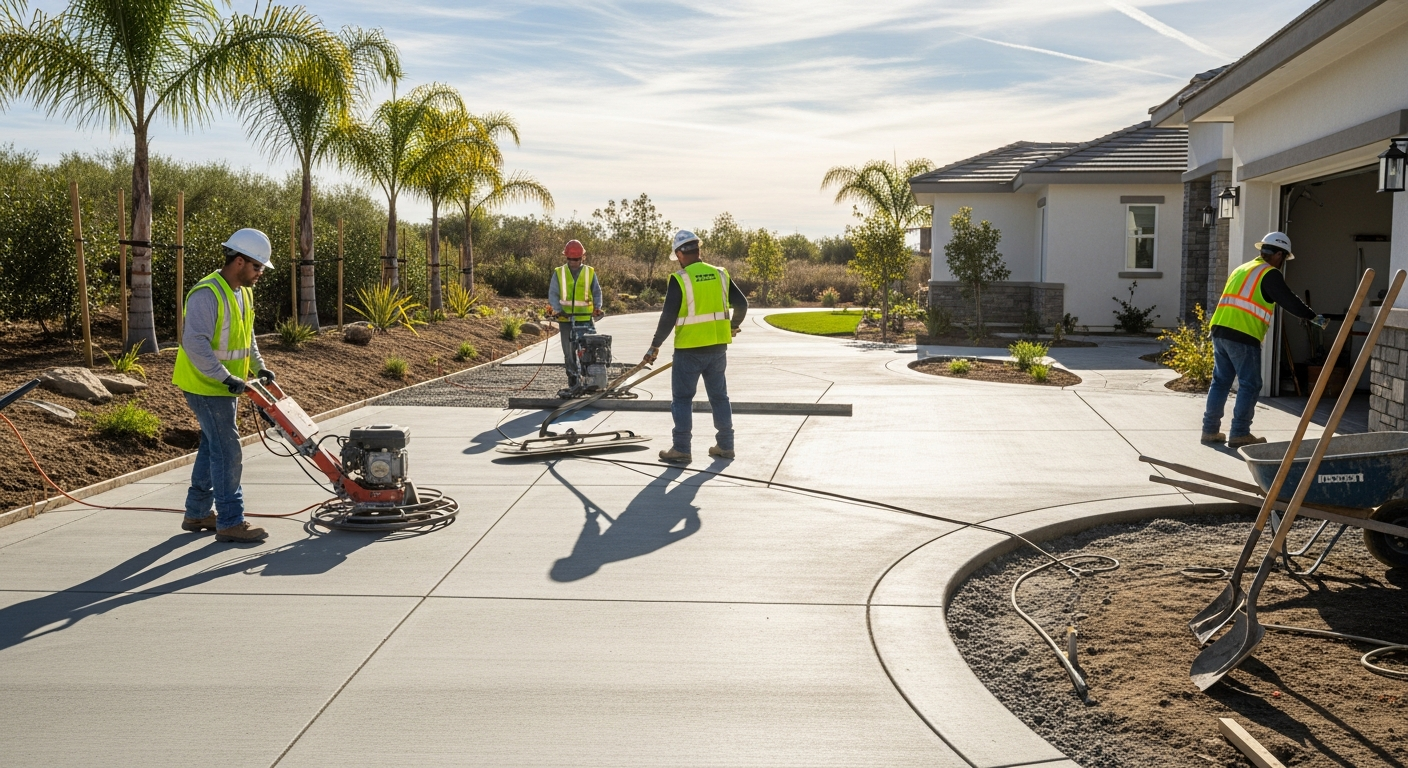 AGR Concrete Team at work