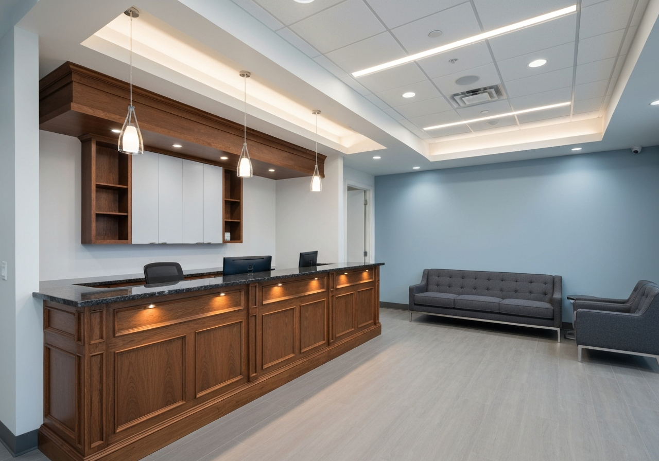 Office reception area