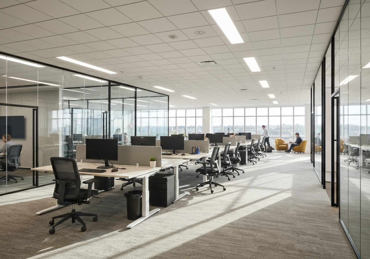 Modern commercial office space