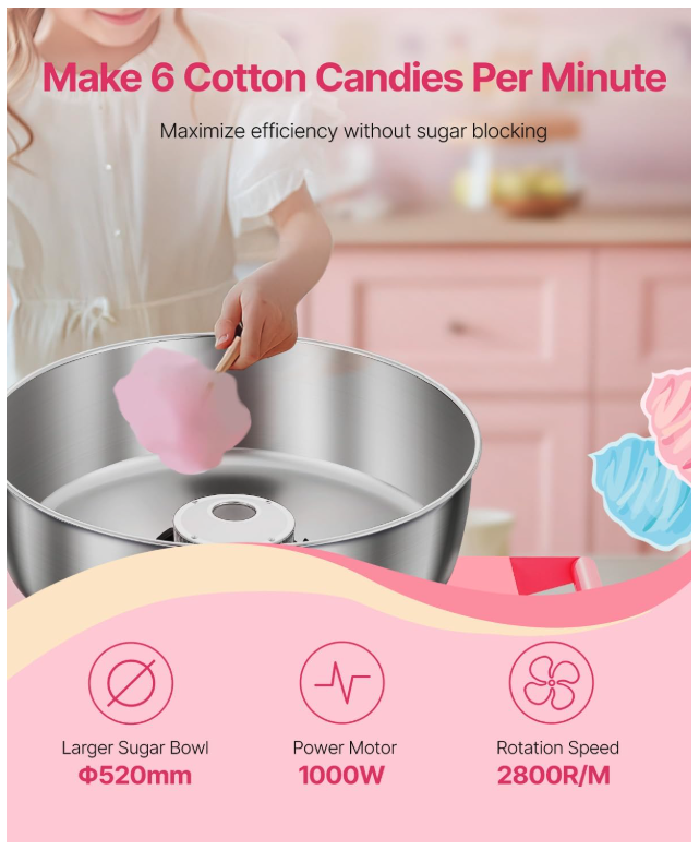 Cotton Candy Machine (25 Servings)