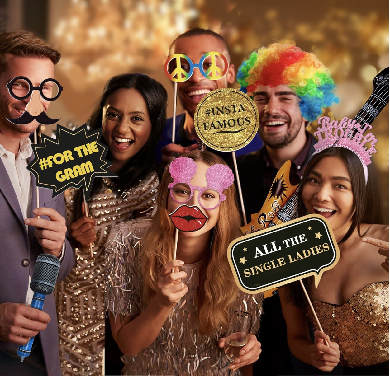 Premium Photo Booth Props