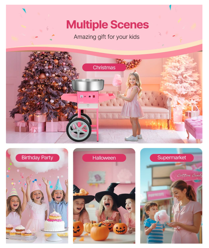 Cotton Candy Machine (100 Servings)