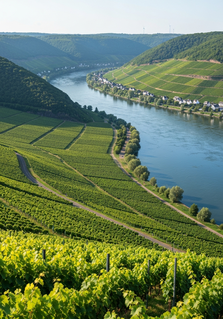 Weinberge im Rheingau Hessen