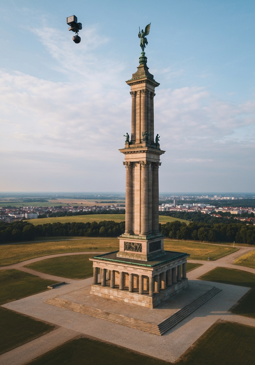 Völkerschlachtdenkmal in Leipzig Sachsen