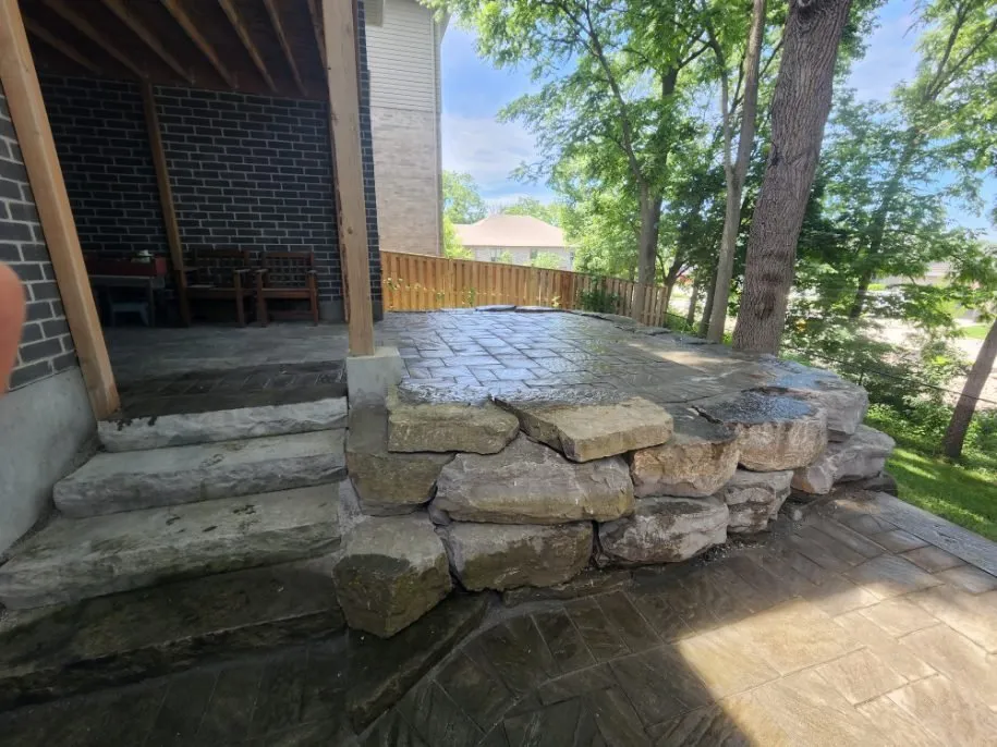 Natural Stone Entrance