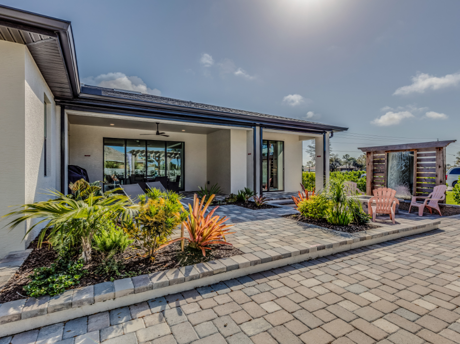 Paver stone installation