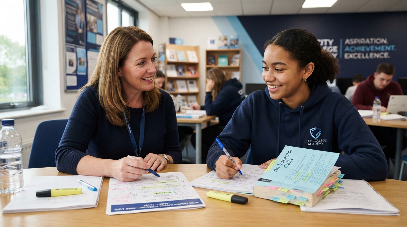 GCSE English resit tuition student in Oldham