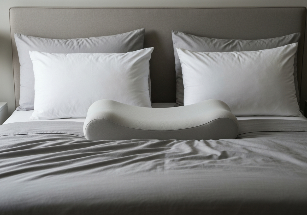 Pillow support for neck pain relief — chiropractic sleep advice at Acacia Chiropractic Clinic