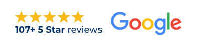 Google Reviews - 107+ 5 Star reviews