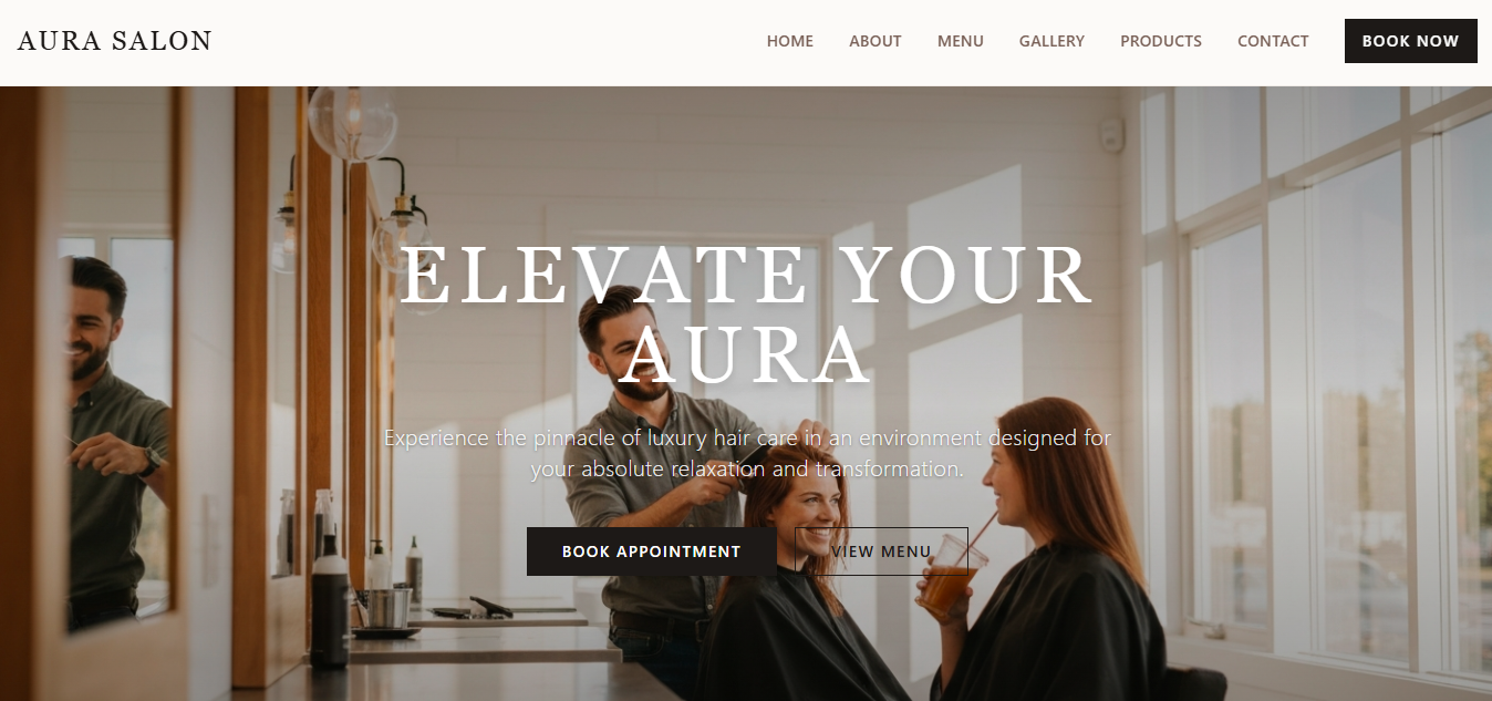 Salon Website